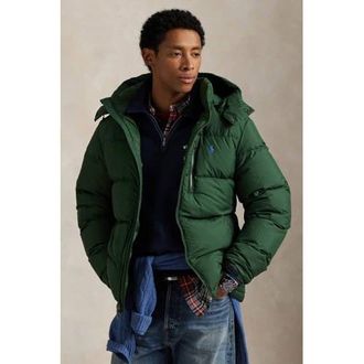 Polo Ralph Lauren gewatteerde jas groen