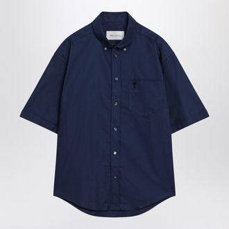 Ami Ink Blue Boxy Ami De Coeur Shirt