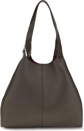 Coccinelle Womens Tote Bag C-Easy Taupe Leather Calf Shoulder