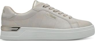 s.Oliver Laceup Sneakers - Dames - Sneakers - Beige - 39 EU - Schoenen