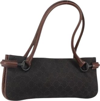 Gucci Pre-owned Shoulder Bags, female, Brown, Size: ONE SIZE Pre-owned Vintage Shoulder Bag