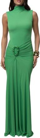 JLUXLABEL Kora Sleeveless Maxi Dress in Green at Nordstrom, Size Medium