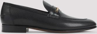 Valentino Garavani Black Leather Loafers