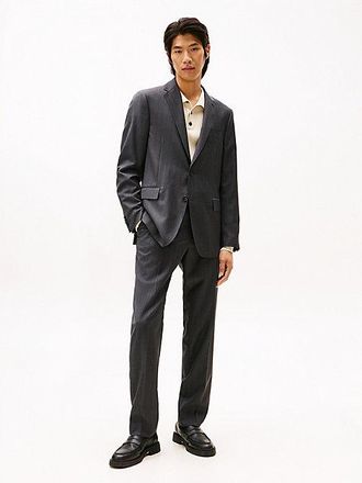 Tommy Hilfiger Pure Wool Regular Fit Pinstripe Suit