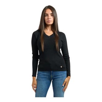 Yes-Zee YES Zee, Dames, Truien, Zwart, Maat: XL