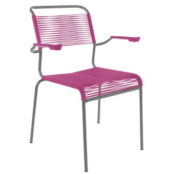 Schubiger M&ouml;bel Spaghetti-Stuhl S&auml;ntis mit Armlehnen