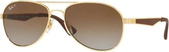 Ray-Ban Pilotenzonnebril - unisex - Zonnebrillen - Geel - 58 MM - Accessoires