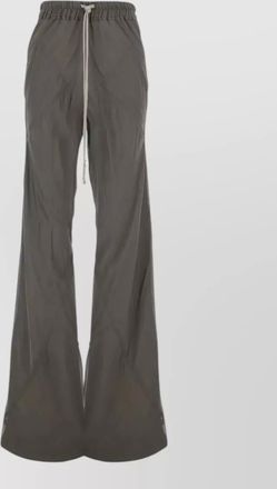 Rick Owens silk paneled flared trousers
