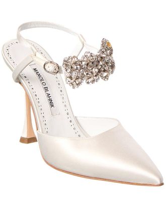 Manolo Blahnik Mabina 105 Satin Pump