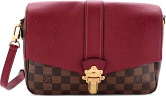 Louis Vuitton Clapton Handbag Damier and Leather PM crossbody bag - Bruin