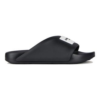 Givenchy Label Slide Mules - female - Givenchy - Sliders - Black - 3 UK - Shoes