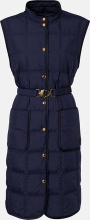 Moncler Cygnette belted quilted down vest