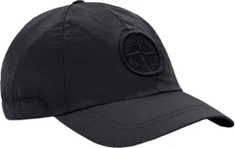 Stone Island 9100011 Nylon Metal ECONYL Baseball Cap Black L1S159100011S0076V0029
