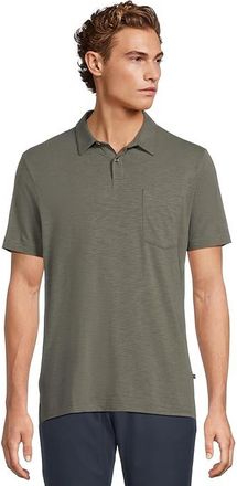 Travis Mathew Cloud Polo Mens Short Sleeve Knit Dark Olive : 2XL, Cotton/Elastane/Modal