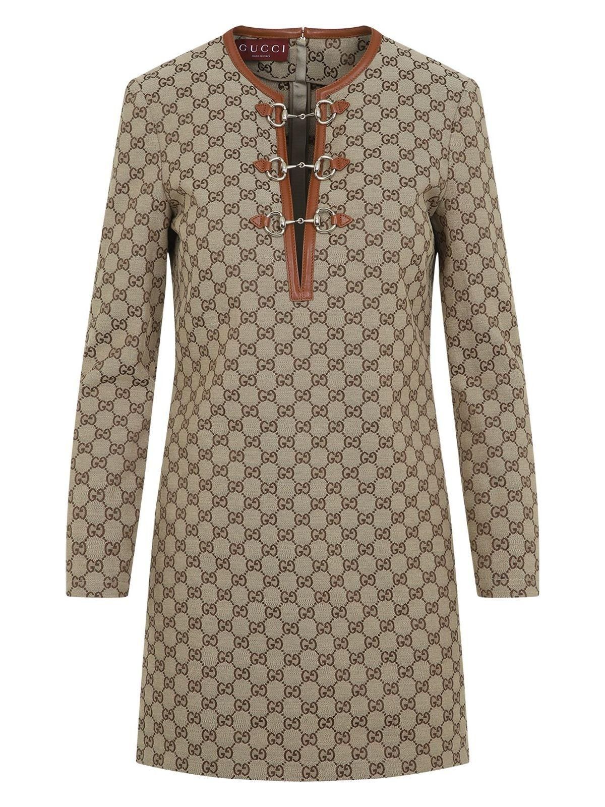 【GUCCI】GG MINI DRESS WITH HORSEBIT●820404Z8BZA2190 820404_Z8BZA_2190_002_100_0000