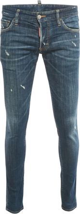 Dsquared2 Jeans slim con effetto vissuto - Blu