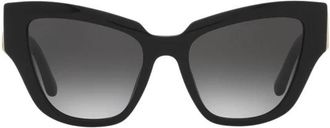 Dolce & Gabbana Stylish Zonnebrillen Dg 4404 501/8G - Dames - Zonnebrillen - Zwart - 53 MM - Accessoires