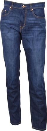 Harmont & Blaine Heren, Jeans, Blauw, Maat: W32 Katoen