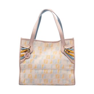 Fendi Pre-owned Carryall Tote - Dames - Vintage Shopper - Beige - ONE Size - Vintage