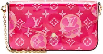 Louis Vuitton Pink Monogram Vernis Valentine Felicie Pochette (Authentic Pre- Loved)