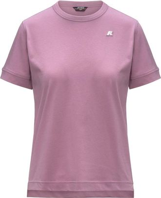 K-Way Emel Jersey - Dames - T-shirts - Paars - XS - Katoen - Tops