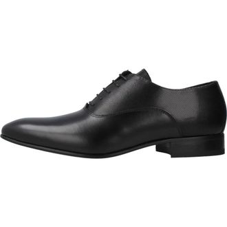 Sergio Serrano 2353S Blucher Schoen - Heren - Nette schoenen - Zwart - 40 EU - Leer - Schoenen