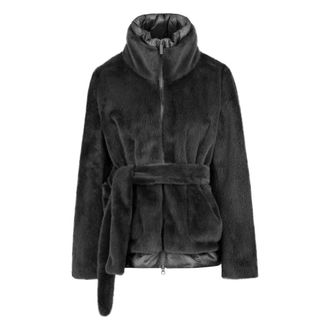 Bomboogie Giacca in ecopelliccia a collo alto - - Jackets - Donna - Nero - XL