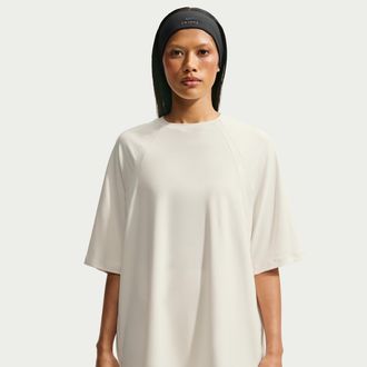 Nike Womens SKIMS Airy Oversized T-Shirt in White | IR5047-108