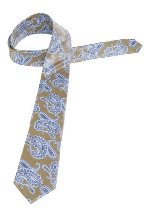 Eterna Stropdas in olijf met patroon