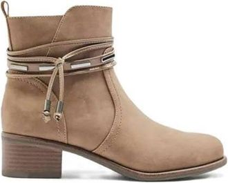 Graceland enkellaarzen taupe