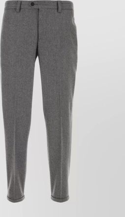 Pantaloni Torino stretch wool pant cropped length