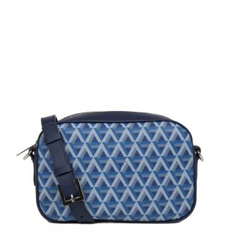 Lancaster Ikon Oval Tote In Blue
