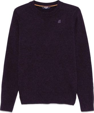 K-Way Sebastien sweater - men - Polyamide/Wool - S - Purple