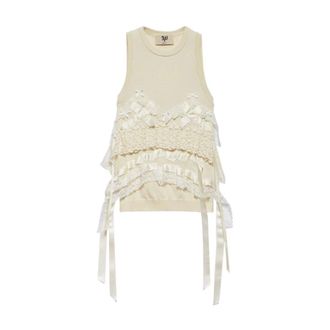Aniye By Sleeveless Tops, female, Beige, Size: XS Angie Top