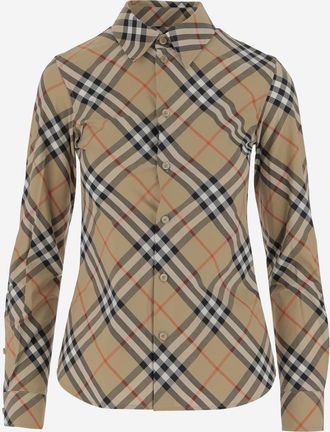 Burberry Sand Beige Check Shirt