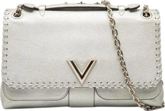 Louis Vuitton Pre-owned Shoulder Bags, female, Gray, Size: ONE SIZE Pre-owned Vintage Shoulder Bag