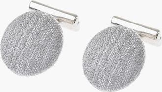 Corneliani Metal Cufflinks Lined With Silk size Unica