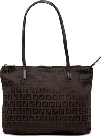 Fendi Pre-owned Fendi Zucchino Canvas Tote Ladies 0FDASDNLBNBLK5VF