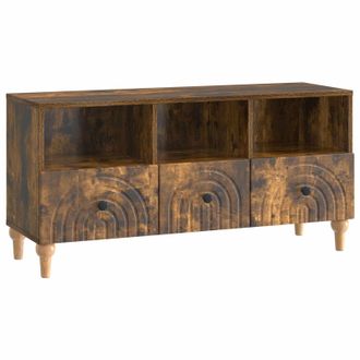 vidaXL Mueble De Tv Roble Ahumado 102 X 34,5 X 50 Cm Vidaxl
