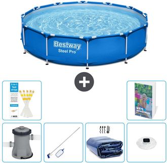 Bestway Piscina Bestway Steel Pro Redonda - 366x76 Cm - 7-piezas S305