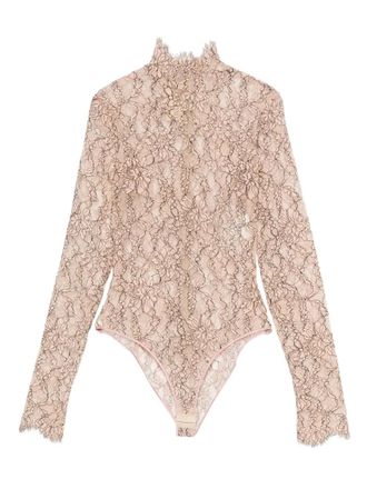 Valentino Garavani Body met bloemenkant - Beige