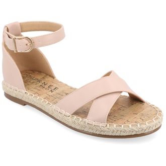 Journee Collection Women & apos;s Lyddia Medium and Wide Width Espadrille Sandals