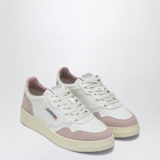 Autry Medaillengewinner Sneakers in Weiß/Puderleder und Wildleder