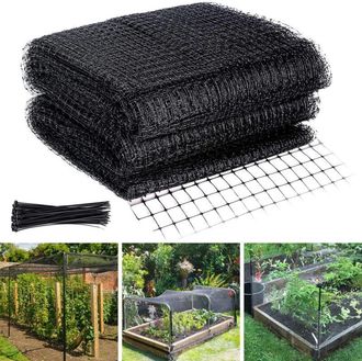 OEM Red Antip&aacute;jaros, 4 X 10 M, Con 50 Bridas, Reutilizable Para Jard&iacute;n, Protege Frutas Y Flores De Animales, Plagas Y P&aacute;jaros