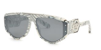 Philipp Plein SPP093M 9YLX Womens Sunglasses White Size 65