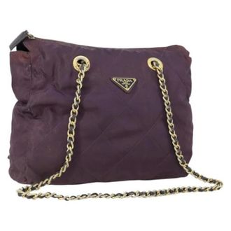 Prada Borsa a spalla in nylon Pre-owned - - Pre-owned - Donna - Viola - ONE SIZE