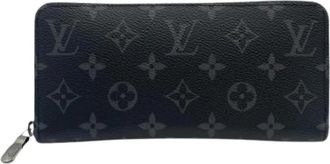 Louis Vuitton Pre-owned Long Wallet (bi-fold) - unisex - Vintage Accessoires - Zwart - ONE Size - Vintage