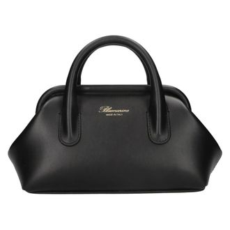 Blumarine Tassen, Dames, Zwart, ONE Size, Leer, Mini Doctor Bag