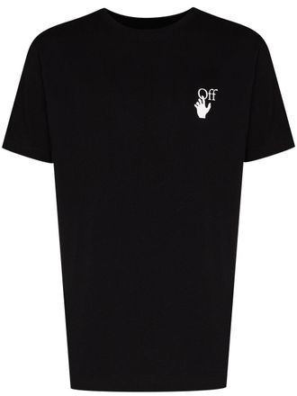 Off-white T-shirt Caravaggio con stampa - Nero