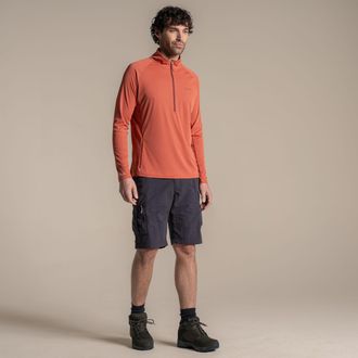 Craghoppers Heren Nosilife Half Zip Pullover (Donkere Sahara)